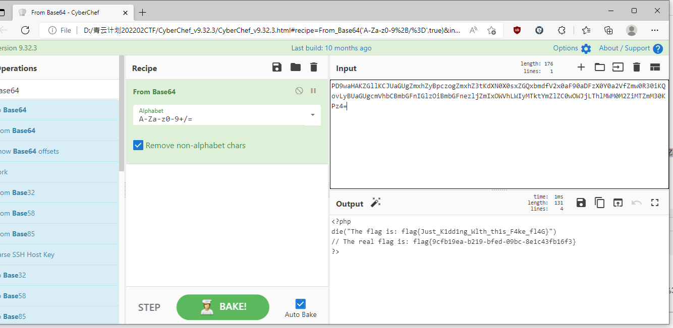 Challenge3Base64DecodeGetRealFlag