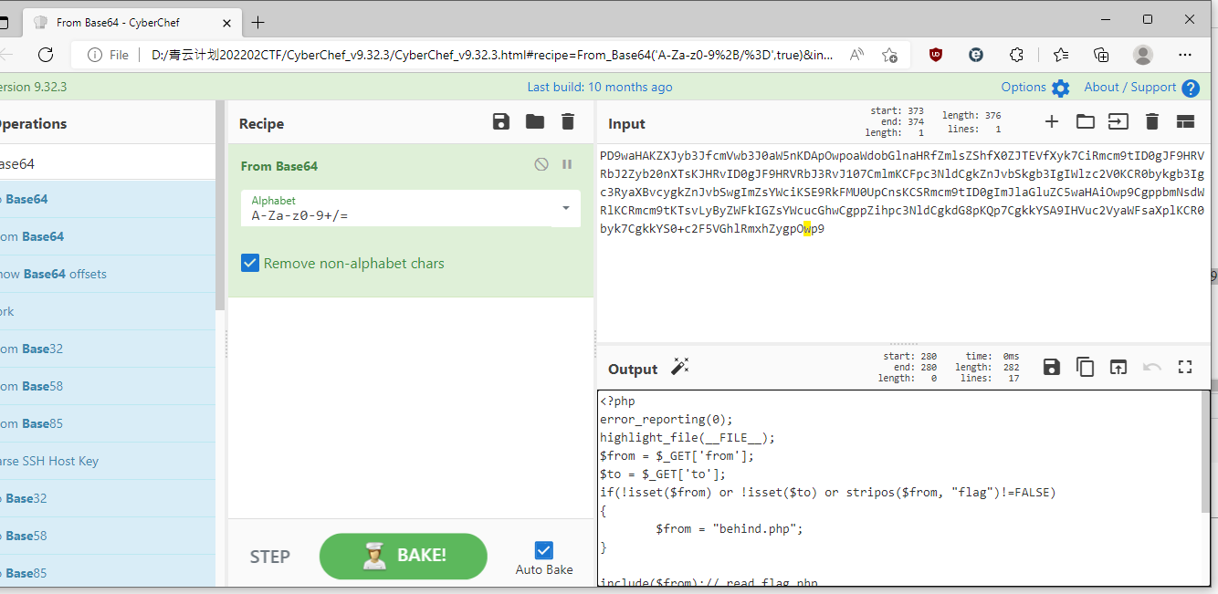 Challenge3IndexPhpBase64Decode